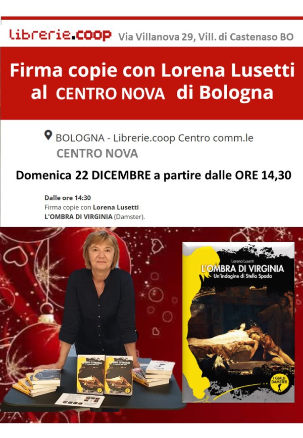 22 dicembre 2024 Firmacopie alla Libreria COOP Centro Nova BO